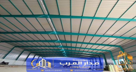 تركيب هناجر و مستودعات بانل